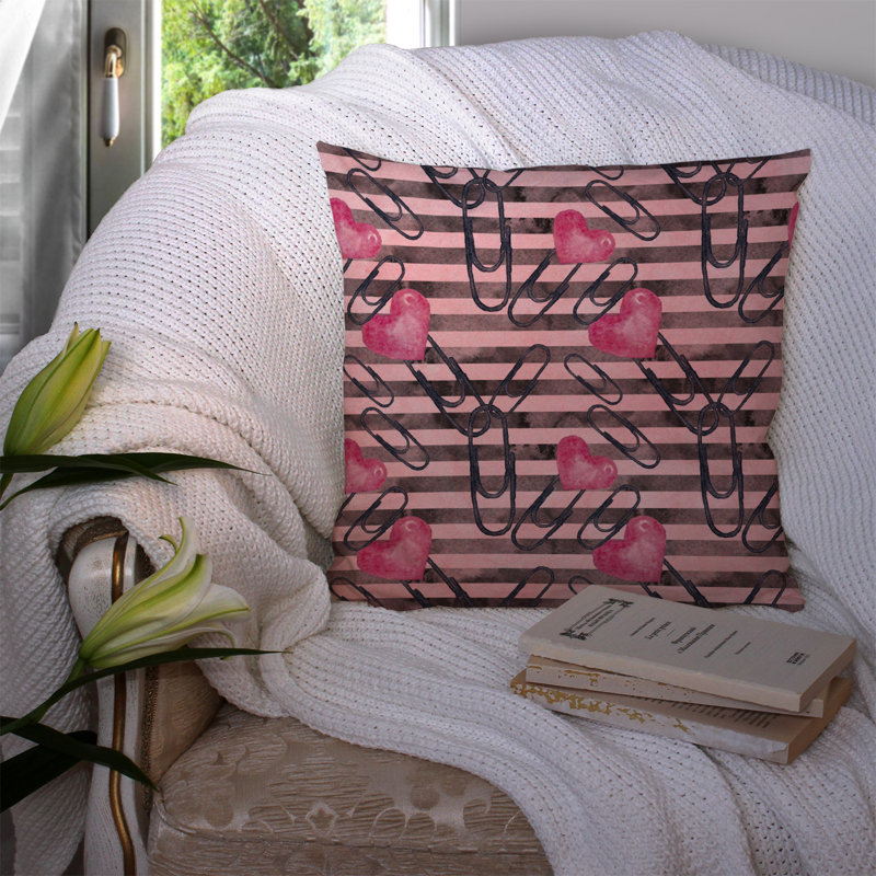  Coussin extérieur Heart, 14 po x 14 po