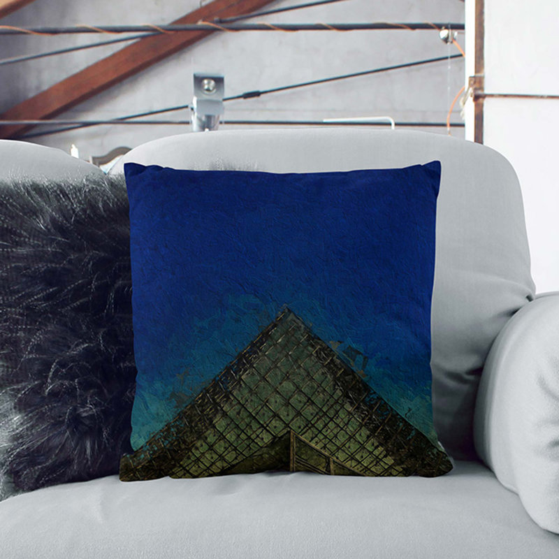 Square Throw Cushion, 55cm H x 55cm W x 20cm D
