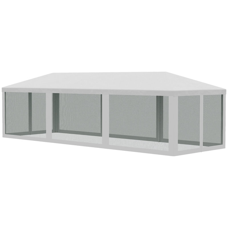 Steel Canopy, White