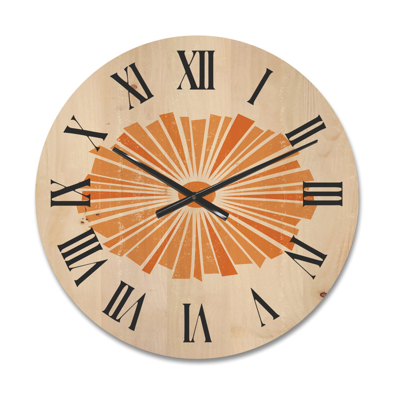 Horloge murale Minimal Radiant Sun I, Petit