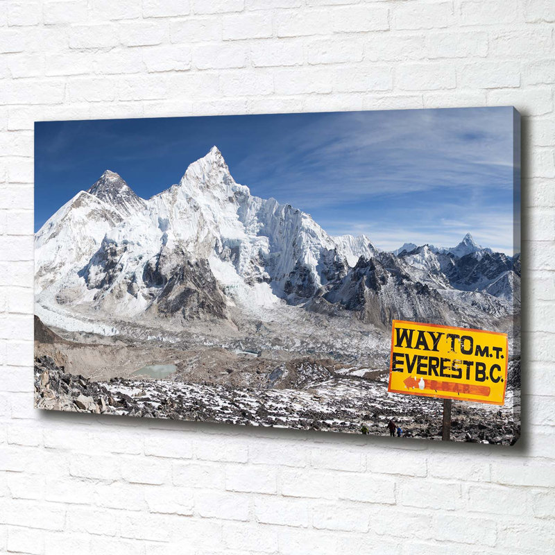Mount Everest - Wrapped Canvas Print