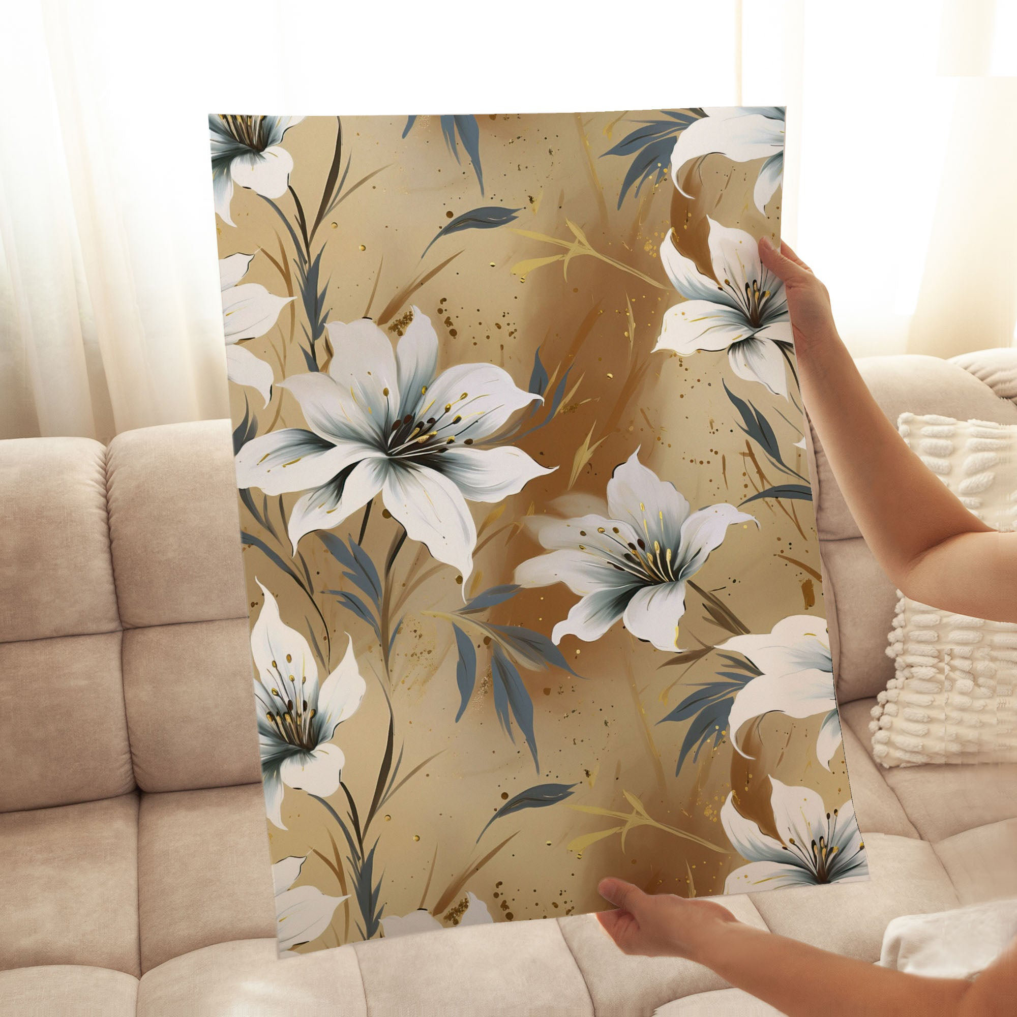 Winston Porter Floral Flowers III Modern Unframed Art Print | Wayfair