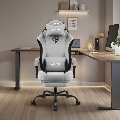 Ivy Bronx Adjustable Reclining Swiveling PC & Racing Game Chair by Ivy Bronx