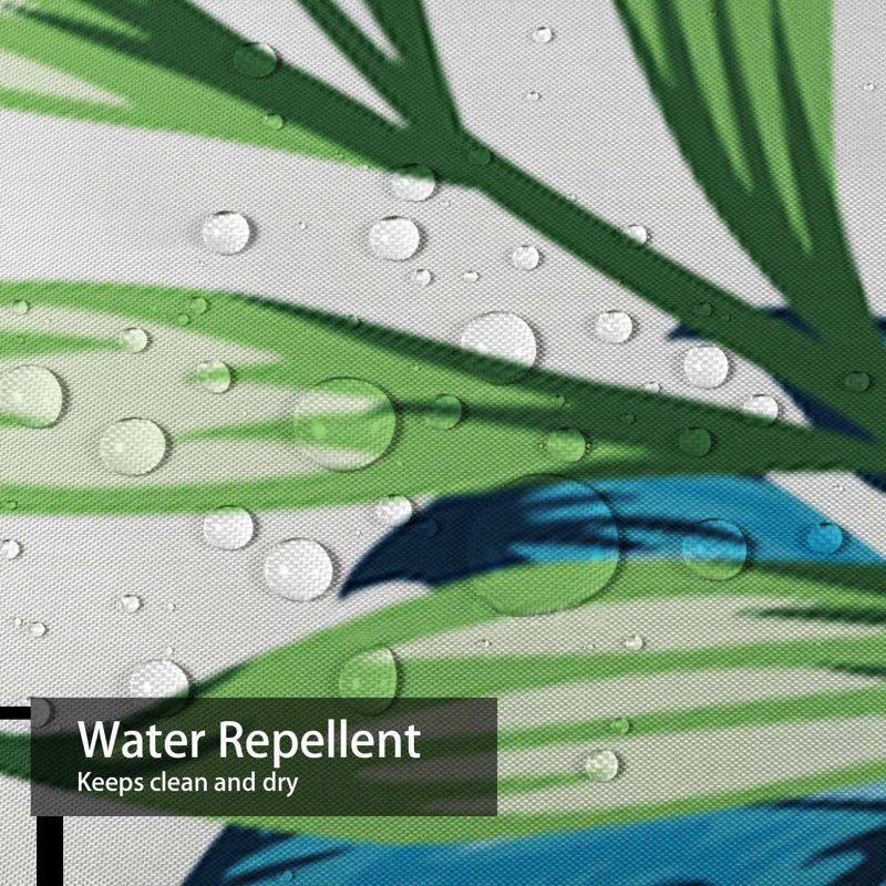 Rideau de douche Green Leaf, L 72 po x l 84 po