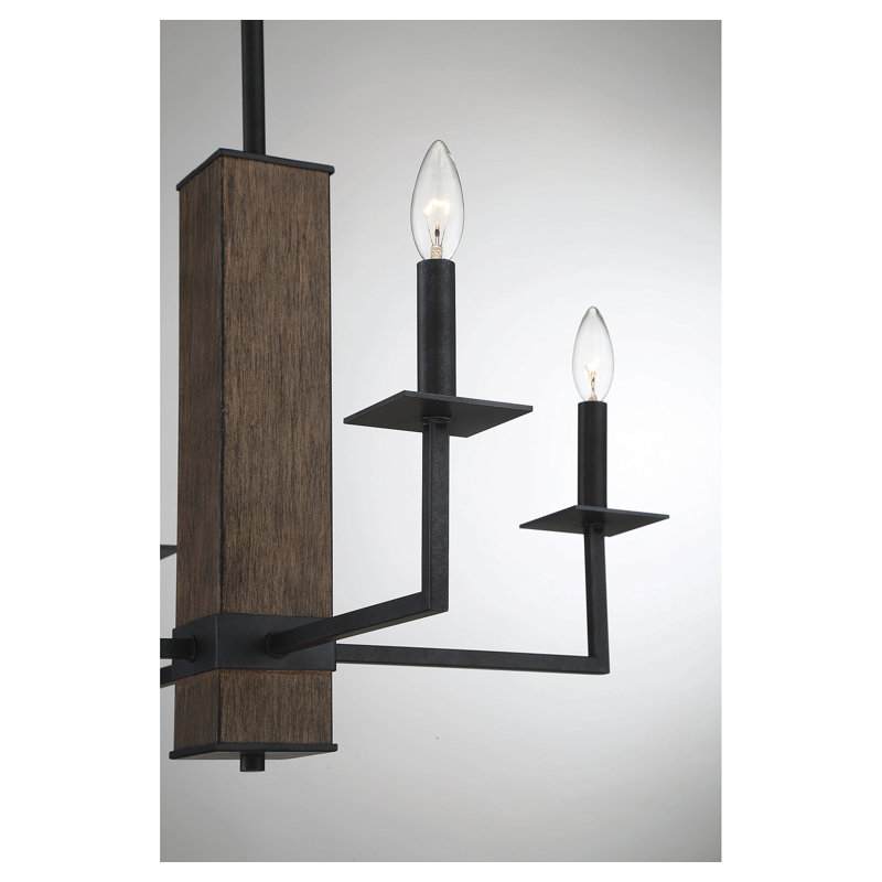 Lustre classique à 4 lumières de style bougie Martez