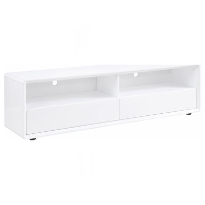 Cordova White 2-Drawer TV Stand