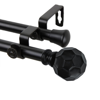 Tringle à rideaux double réglable 0,81 po Campanella
