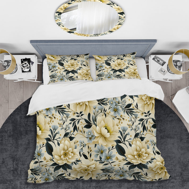 Ensemble de housse de couette Minimalist Simplicity Victorian, Housse de couette simple + 1 taie décorative stan