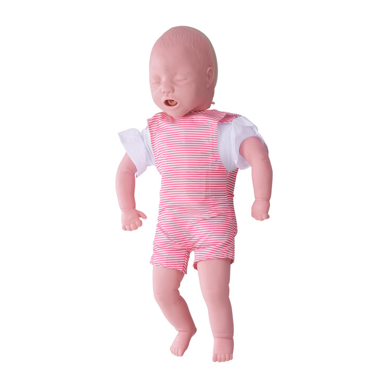 Mannequin de formation à la réanimation cardiorespiratoire infantile pour la manœuvre de Heimlich et la pratique de la réanimation cardiorespiratoire - Modèle professionnel d'obstruction des voies respiratoires à des fins pédagogiques