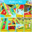 Jeu gonflable intérieur / extérieur avec 3 toboggans, mur d'escalade, fosse à balles et aire de saut