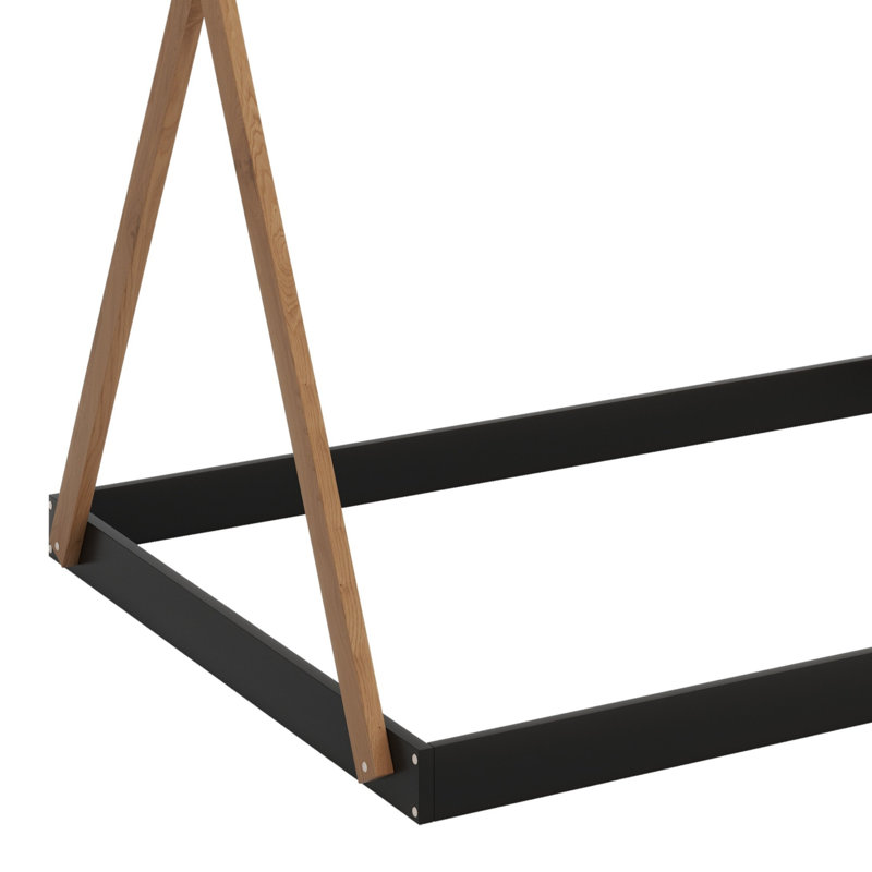Lit sur pied avec structure triangulaire