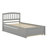 Platform Bed Wood Bed Frame With Trundle-1474727193