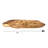 Loon Peak Extra Large Wooden Root Divided Tray 5 Partitions