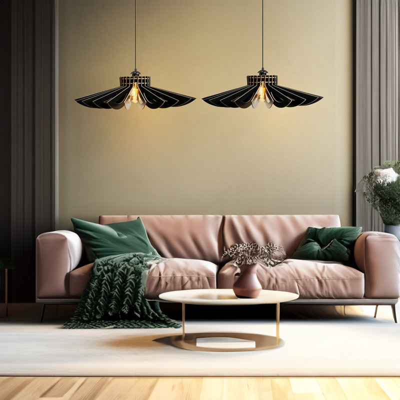 Lustre de fantaisie unique à 1 lumière Jhurilal