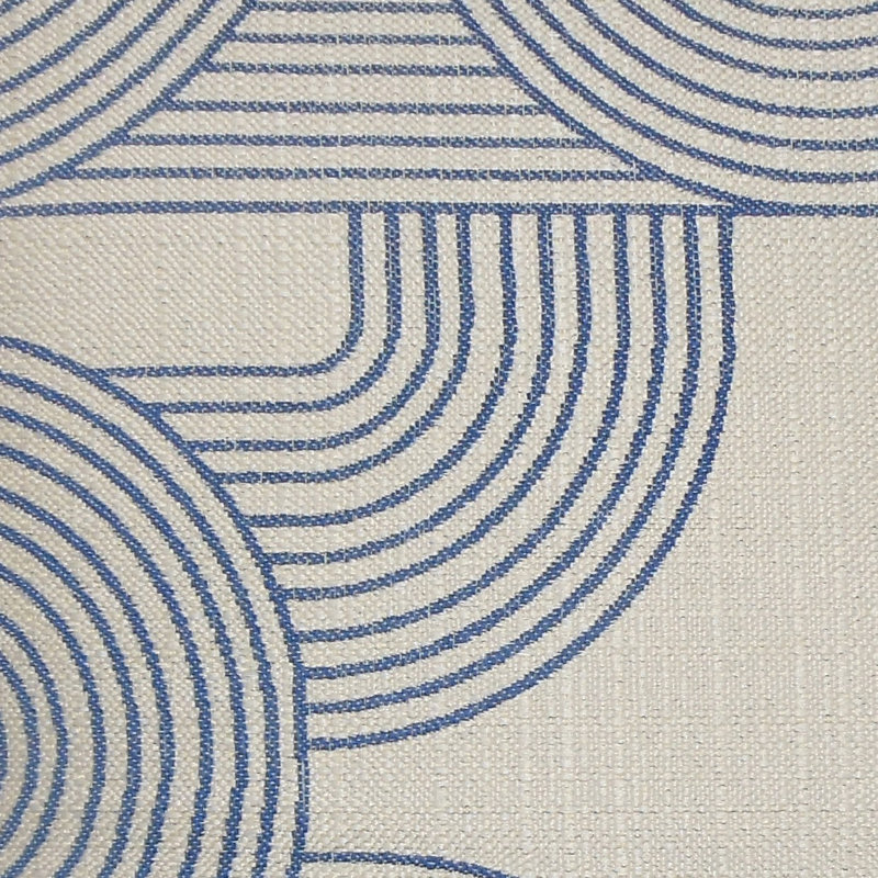 Utara Geometric Bedding Sham, Navy, Euro