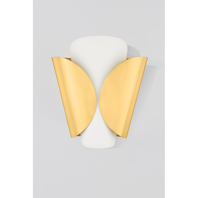 Savoie 1 - Light Flush Mounted Sconce, Aged Brass
