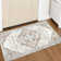 Machine Washable Non-Slip Beige/Brown Oriental Area Rug