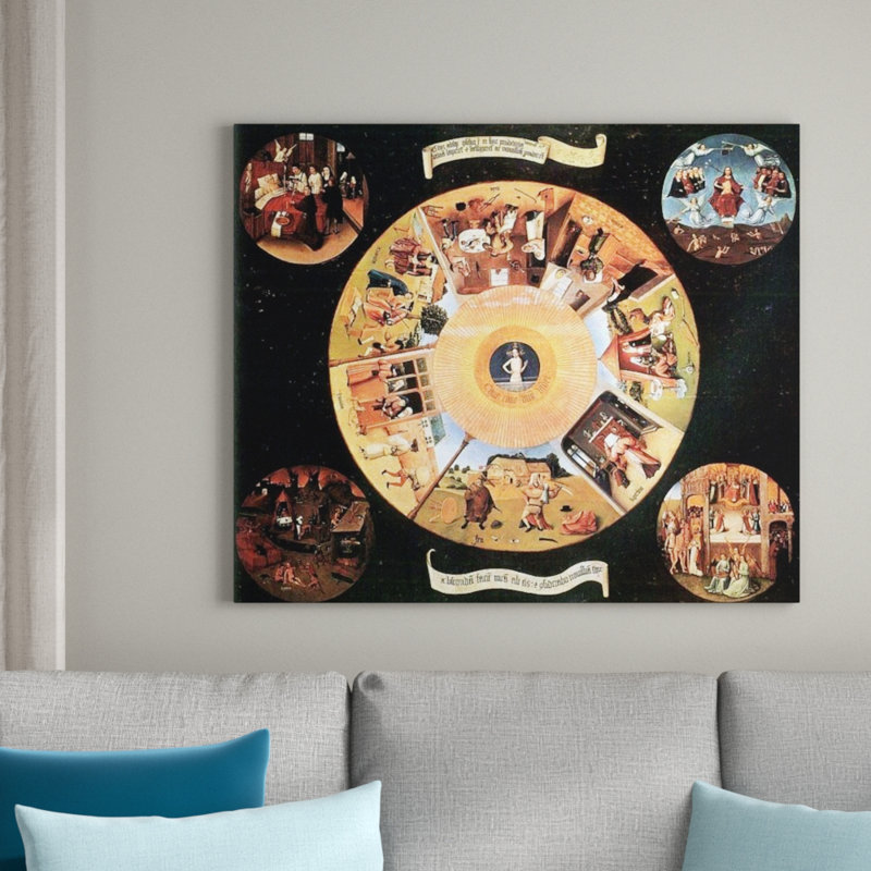 Hieronymus Bosch - Wrapped Canvas Print