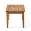 Ensemble de patio en bois - Sofa deux places et table basse, fini, table d'extérieur en bois, résistant à l'eau, 100 %