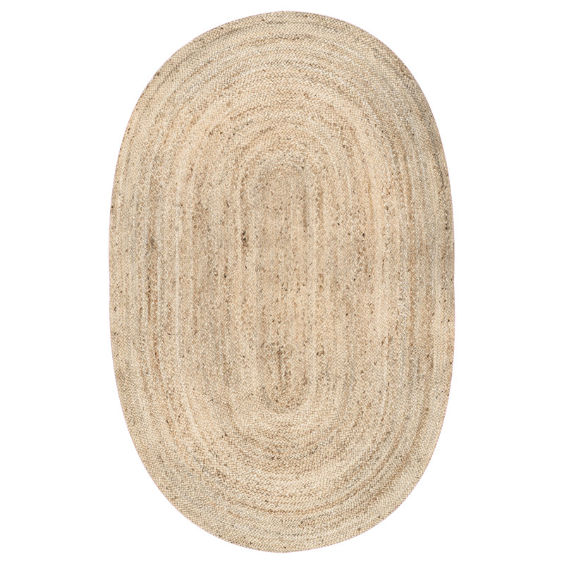Tapis en jute naturel Aevry, Ovale 2 pi 3 po x 4 pi
