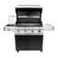 Sabre 4-Burner Infrared Propane Gas Grill, Black