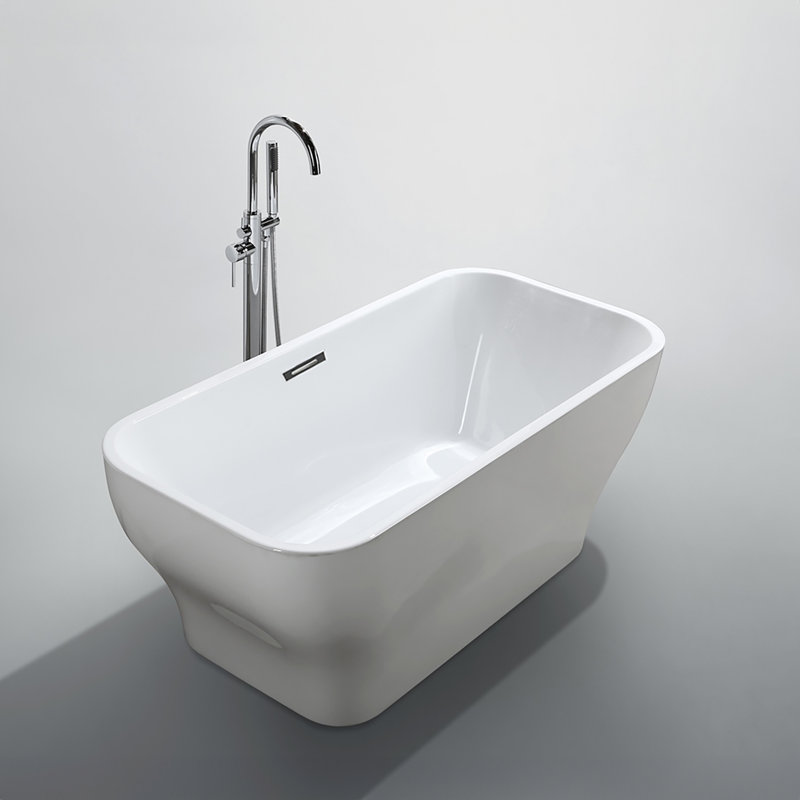 Toulouse 59'' x 28'' Soaking Acrylic Bathtub