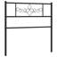 Metal Replace Headboard Black 140 Cm-1008598240