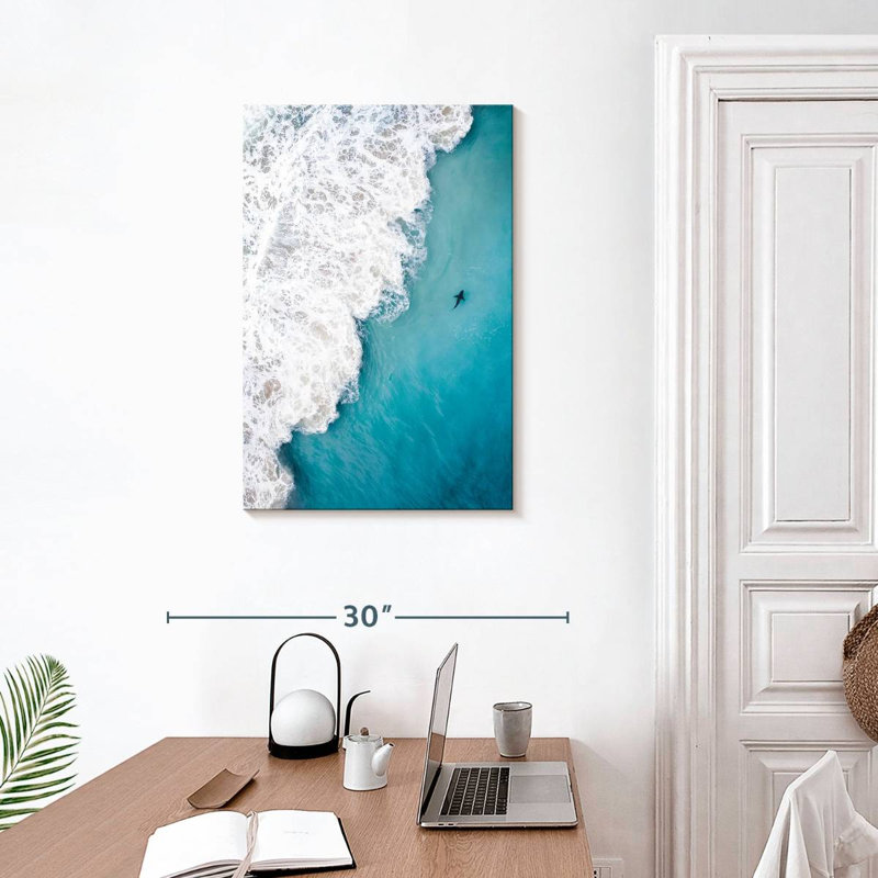 Brampt Shark In The Shallows, 30" H x 20" W