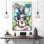 «Nerd Rabbit Paint», reproduction sur toile-1499267067