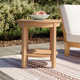 Colden Teak Outdoor Side Table