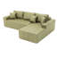 108.27 " Faux Leather Sofa Bed