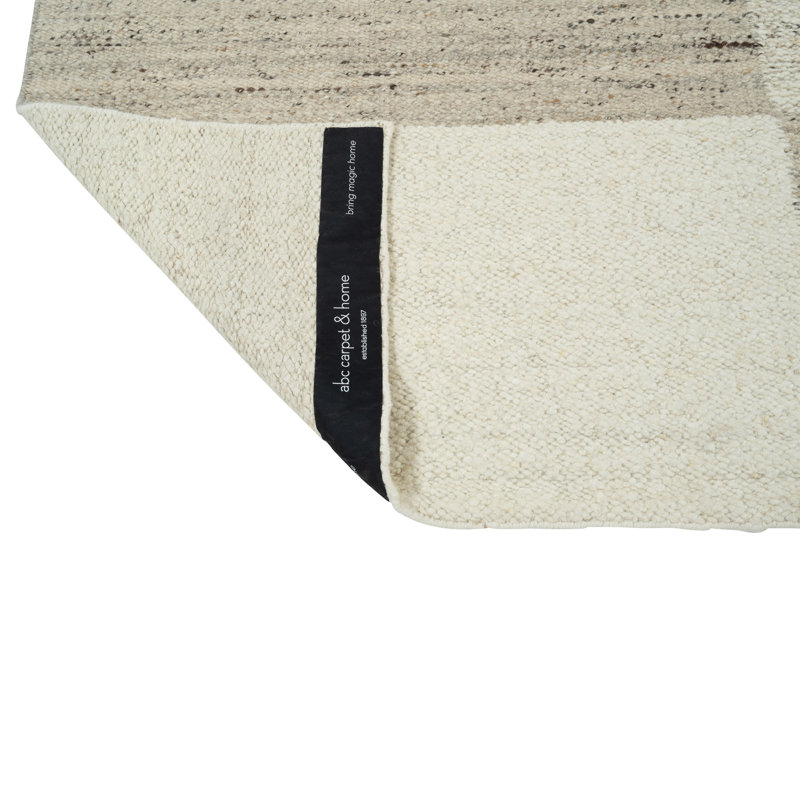Natural Wool Kilim Rug - 9' x 12'