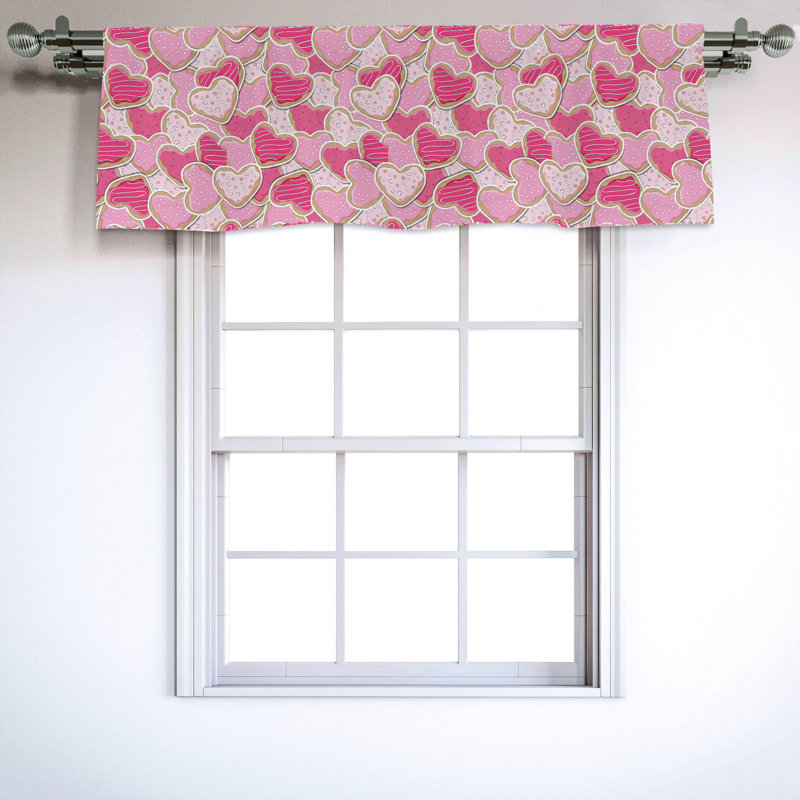 Sateen Ruffled Window Valance