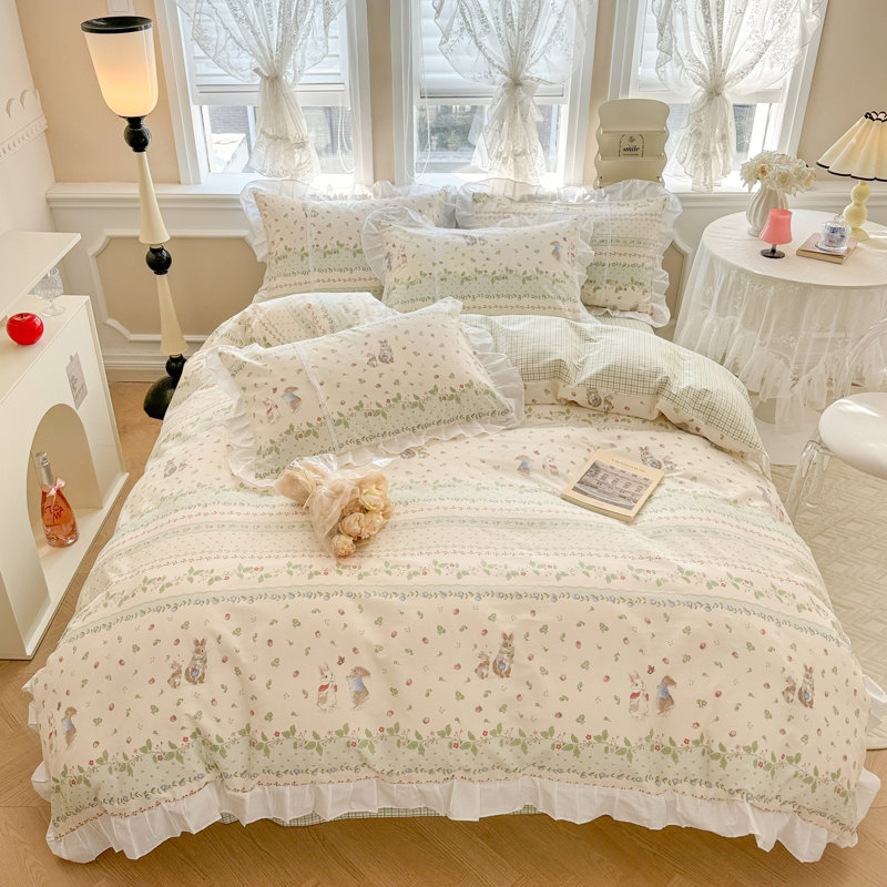 Taie d'oreiller mignonne en coton pour enfants