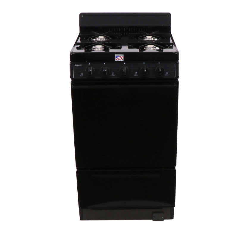 Cuisinière à gaz 20 po, Black