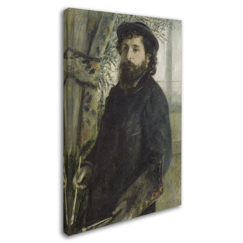 «Claude Monet», reproduction sur toile tendue, H 47 po x l 30 po