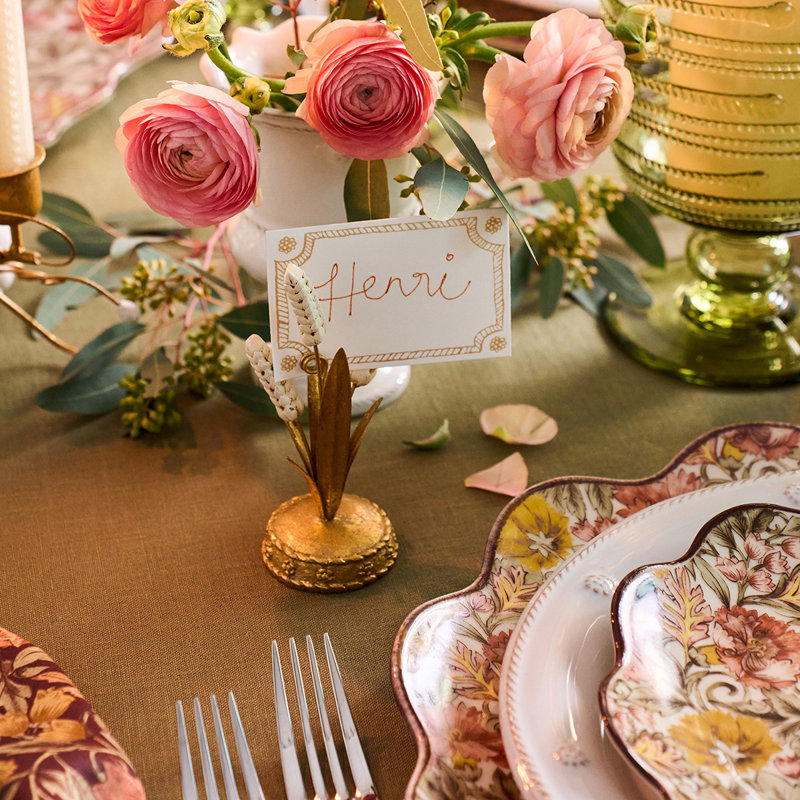 Forest Walk Wheat Place Card Holder