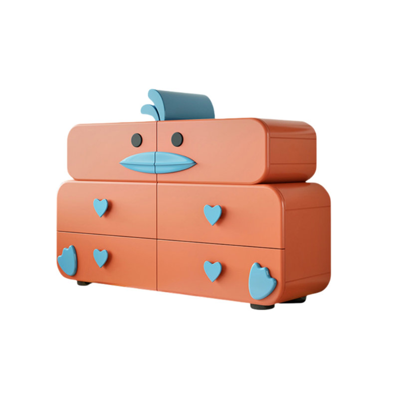 Commode d'appoint Modern Creative, Orange