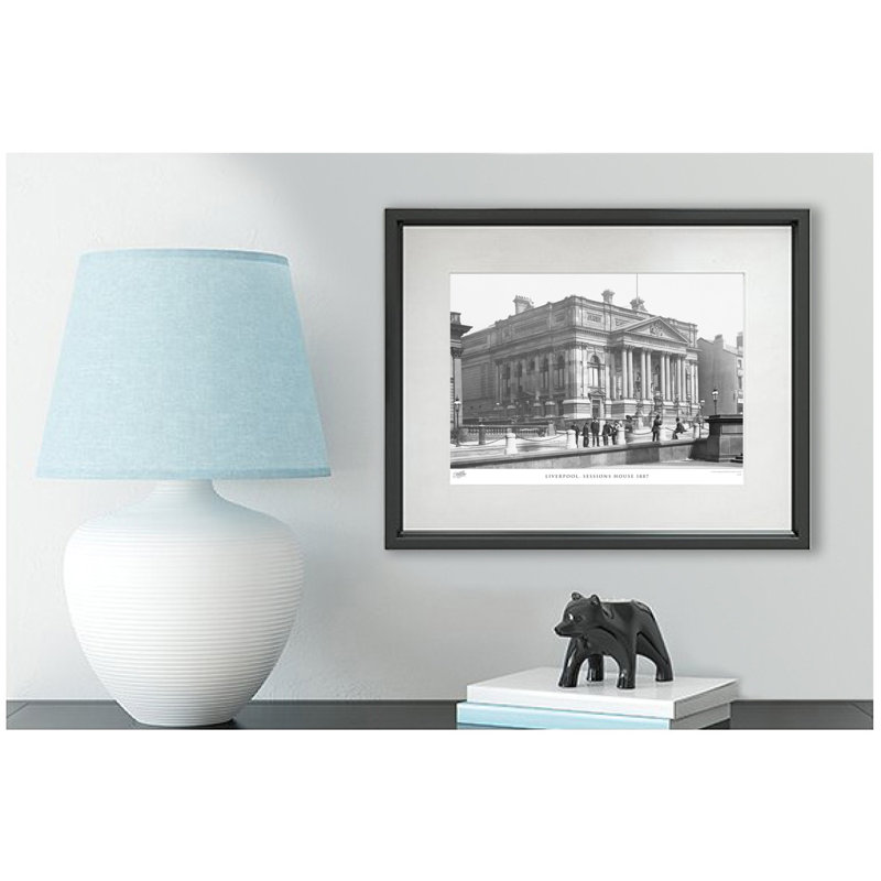 Liverpool, Sessions House 1887 by Francis Frith - Single Picture Frame Print, 60cm H x 80cm W x 2.3cm D