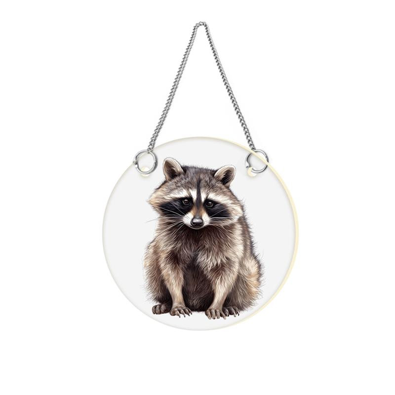 Décoration de fenêtre Racoon
