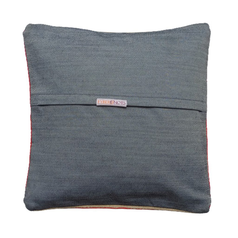 Indoor / Outdoor Abstract Square Cushion Cover, Boulder