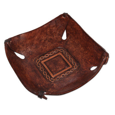  Leather Square Catchall