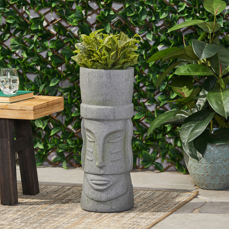 POT À FLEURS, H 24 po x l 9,5 po x P 9,75 po