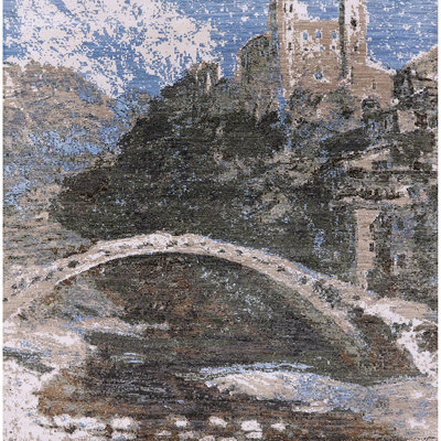 Tapis gris / bleu Boyertown