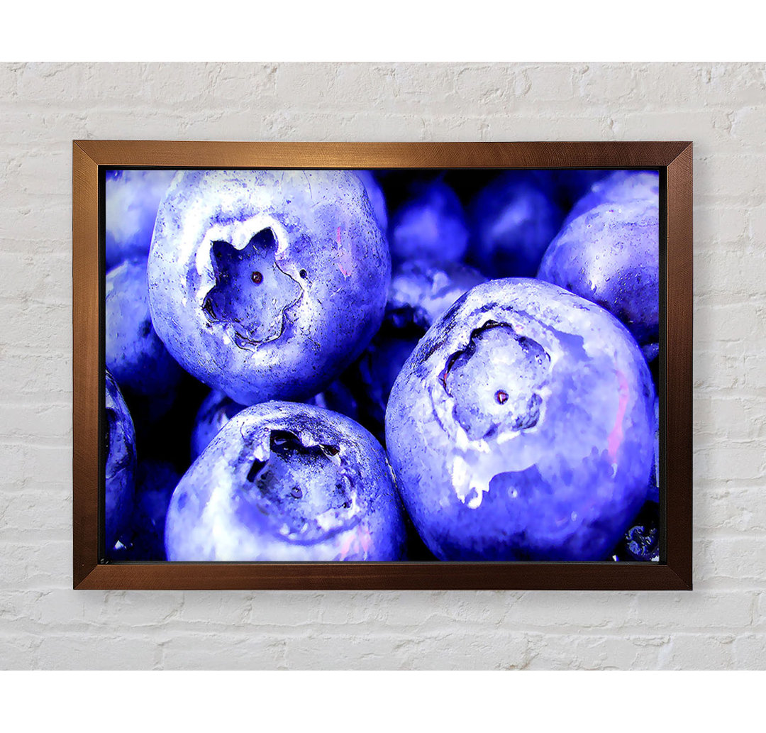 Gerahmtes Wandbild Blueberry