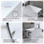 Baignoire de 51 po à surface solide matte, baignoire autoportante en pierre de résine à surface solide, baignoire de trempage à surface solide blanc mat, baignoire autoportante avec trop-plein et bonde escamotable, blanc mat