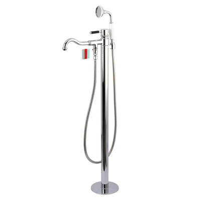 Kingston Brass Kaiser Single-Handle 1-Hole Freestanding Tub Faucet with Hand Shower