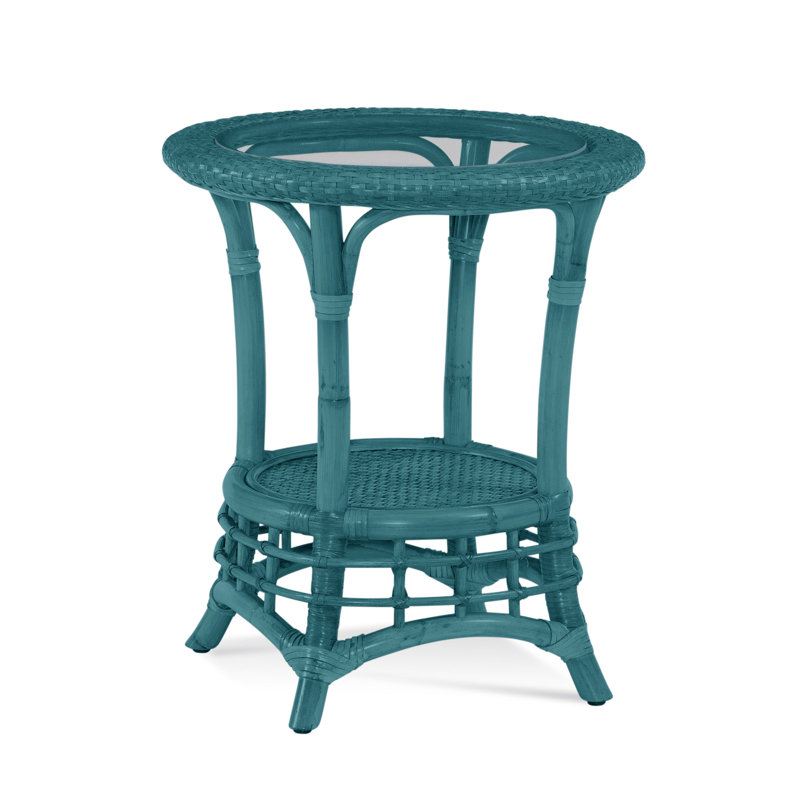 Table de chevet Luca, Bleu port