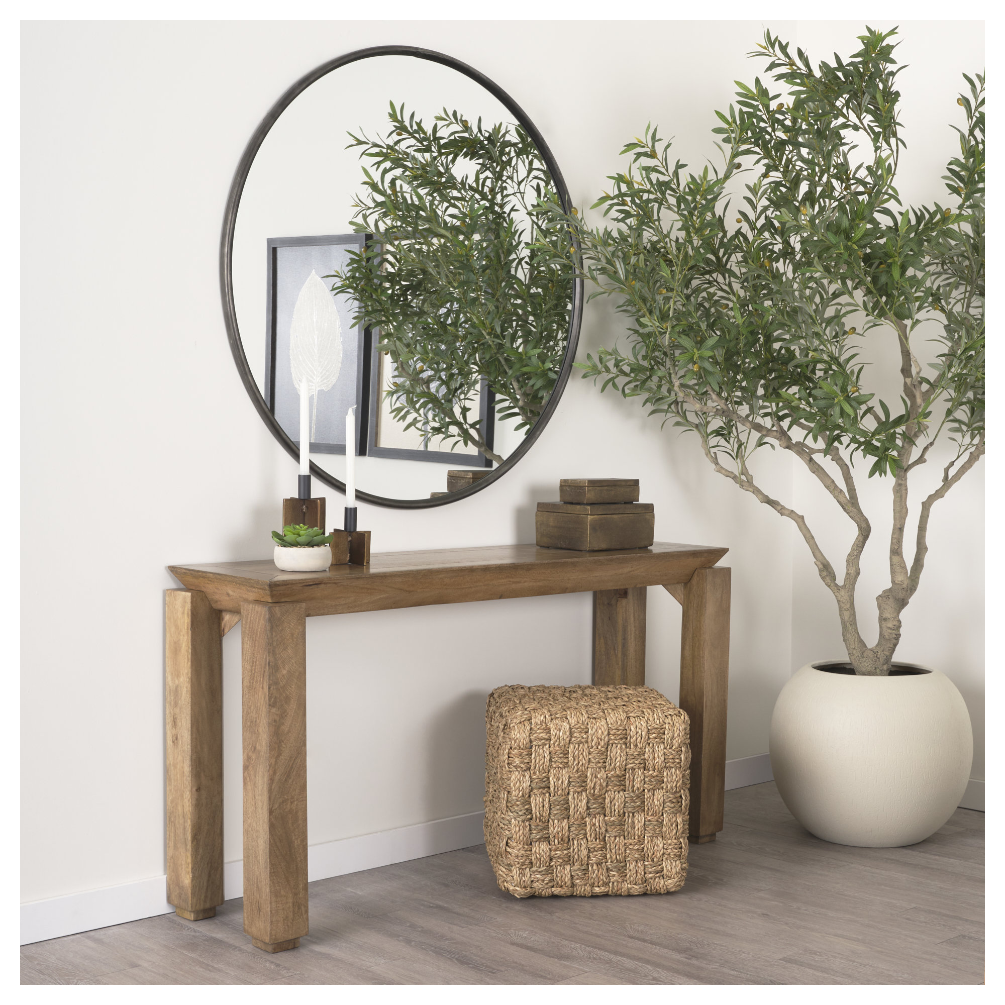 Runa Upholstered Pouf