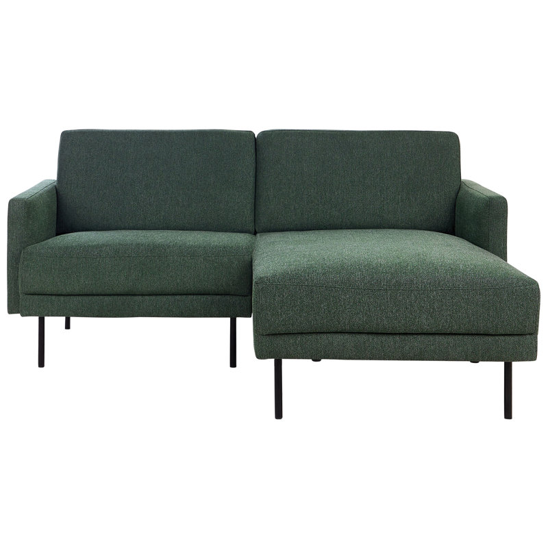 Qwanell 2 Seater Corner Sofa , Dark Green Polyester